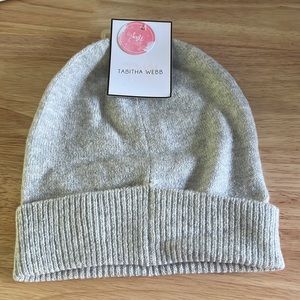 Tabitha Webb Grey Hat Beanie OS Knitted